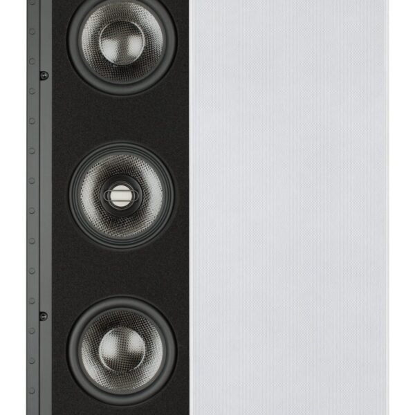 Sonance - R2 SINGLE SPEAKER - Reference 5-1/4" 3-Way In-Wall Rectangle Speaker (Each) - Paintable White