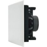 Sonance - VP66 LCR SINGLE SPEAKER - Visual Performance 6-1/2" 2-Way In-Wall Rectangle LCR Speaker (Each) - Paintable White