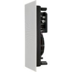 Sonance - VP66 TL RECTANGLE THIN-LINE - Visual Performance 6-1/2" 2-Way In-Wall Speakers (Pair) - Paintable White