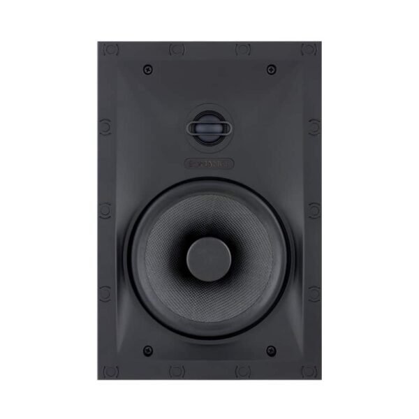 Sonance - VP66 TL RECTANGLE THIN-LINE - Visual Performance 6-1/2" 2-Way In-Wall Speakers (Pair) - Paintable White