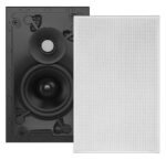 Sonance - VX46 RECTANGLE SINGLE SPEAKER - Visual Experience Series 4" Small Rectangle 2-Way Speaker (Each) - Paintable White