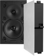 Sonance - VX82 RECTANGLE - Visual Experience Series 8" Large Rectangle 2-Way Speakers (Pair) - Paintable White