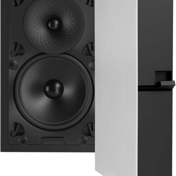 Sonance - VX82 RECTANGLE - Visual Experience Series 8" Large Rectangle 2-Way Speakers (Pair) - Paintable White