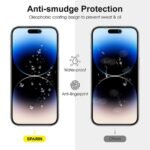 SPARIN 5 Pack Privacy Screen Protector Set for iPhone 15