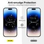 SPARIN 5 Pack Privacy Screen Protector Set for iPhone 15 Pro Max