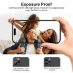 SPARIN 5 Pack Privacy Screen Protector Set for iPhone 15 Pro Max