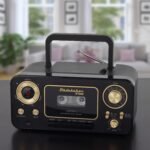 Studebaker - BT Series Portable Bluetooth CD Player with AM/FM Stereo - Black