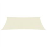 Sunshade Sail 160 g/m² Cream 2x3 m HDPE