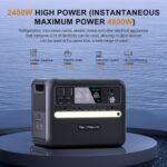 TALLPOWER V2400 Power Station + TP200 200W Solar Panel