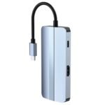 Type-C Hub 6 in 1 USB C to 4K HDMI 1000M RJ45 PD 100W Charge USB3.0