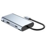 Type-C Hub 7 in 1 USB C to 4K HDMI 1000M RJ45 PD 100W Charge USB3.0