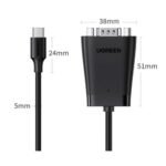 UGREEN Type-C to RS232 Male Cable 1.5m