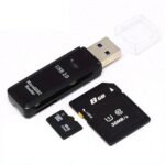 USB 2.0 SD Card Reader 5Gbps Transmission Speed White