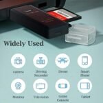 USB 2.0 SD Card Reader 5Gbps Transmission Speed White