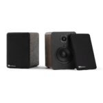 Victrola - Premiere M1 Bookshelf Monitors - Espresso