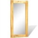 Wall Mirror with Solid Wood Frame 120 x 60 cm