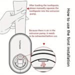 Wall Mounted Automatic Toothpaste Squeezer