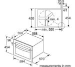 BOSCH Series 4 CMA583MS0B Built-in Combination Microwave - Stainless Steel