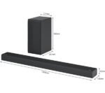 LG S65Q 3.1 Wireless Sound Bar with with DTS Virtual:X